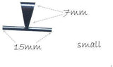 uGems Brooch/Pendant Converter Bail Enhancer (Improved) Sterling Silver 15mm (Qty=1)