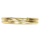 14K Gold 6mm Round Split Ring Assorted Sizes