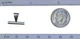 uGems Brooch/Pendant Converter Bail Enhancer (Improved) Sterling Silver 15mm (Qty=1)