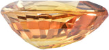 uGems Created Sapphire Orangish Yellow Facet Pear Shape 20mm