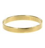 14K Gold Filled Flat Ring Stacking Band Size 8