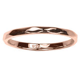 Hammered ring in assorted precious metals