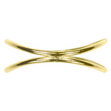 uGems Double Wave Ring Stacking Choose Metal and Ring Size