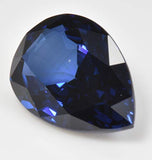 Blue Lab Sapphire Pear Unset Loose Gem Synthetic Corundum 15mmx10mm