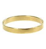 uGems 14K Gold Filled Flat Ring Stacking Assorted Ring Sizes