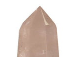Rose Quartz Wand Crystal Single Terminated 6-sided 3.5 Inch