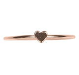 uGems 3mm Heart Stacking Rings Assorted Metals and Sizes
