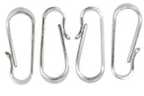 4 Sterling Silver Snap Bails 10mm