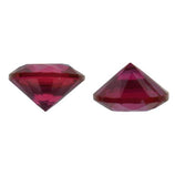 uGems Deep Red Synthetic Ruby Round Unset Loose Gem Corundum 5mm (2)