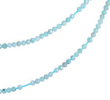 Amazonite 2.25mm Rondelle Facet Strand 12 Inch