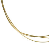 uGems 18K Solid Gold Jewelry Wire Soft Temper 30 Gauge 12 inches