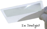Credit Card Magnifiers 3x Magnification Semi-rigid 0.5mm Thin