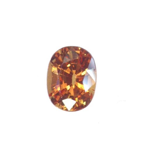 Lab Padparadscha Sapphire Oval Unset Loose Gemstone  9mm