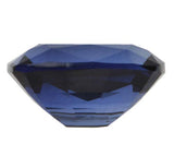 UnsetGems Blue Synthetic Sapphire Cushion Facet 10mm X 8mm