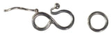 Sterling Silver Compression Clasp Safety Hook 12mm (1)