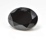 Black Spinel Oval Unset Faceted 12mm X 16mm