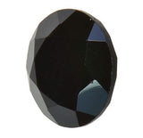 Black Spinel Round Unset Faceted 10mm