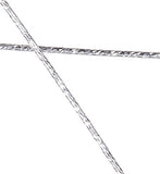 Sterling Silver 21 ga Sparkle Wire .030x12" (.76mm) 2-12 inch