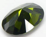 Cz Olive Green Oval Unset Loose Manmade 18mm X 13mm (Qty=1)