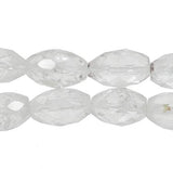 Rock Crystal 12mm Genuine Quartz Strand Tapered Barrel Facet A+ Beads 16"