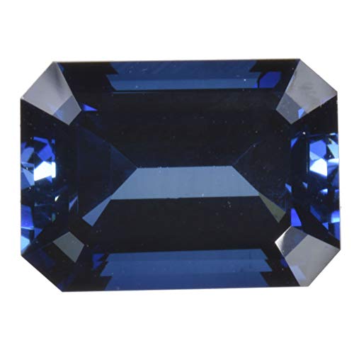 Blue Lab Sapphire Octagon Facet Unset Gemstone ~14mm X 10mm