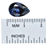 Blue Lab Sapphire Pear Facet Synthetic 4 Carats