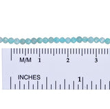 Amazonite 2.25mm Rondelle Facet Strand 12 Inch