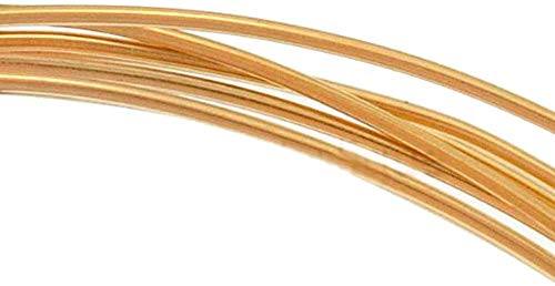14K Gold Filled Round Wire Soft 18 Gauge .040" 2-feet