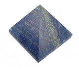 uGems Lapis Lazuli Pyramid Carved Genuine Small 1 inch