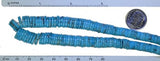 Turquoise Sleeping Beauty Mine AAA Graduated Heishi Beads Strand Genuine 16" 3mm-10mm