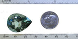Aqua Blue Manmade Quartz Pear Unset Loose Gemstone 23mm