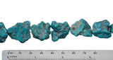 Castle Dome Turquoise Seafoam Spiderweb Rare Arizona Nugget Strand ~18mm