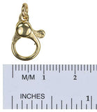 uGems Solid 14K Pear Lobster Clasps Assorted Sizes