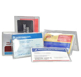 Medicare Combo 2 Wallets for Business and Credit Cards with 3 Holders (Made in USA)