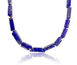 uGems Adjustable Large Tribal Gemstone Necklace Lapis Lazuli