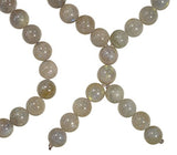 uGems Labradorite Mala Necklace with 108 + 10 Prayer Beads 8mm