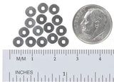 15 Sterling Silver Flat Round Discs 5mm Beads with 1.5mm Center Hole