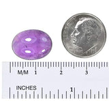 UnsetGems Amethyst Cabochon Medium Purples 16mm x 12mm
