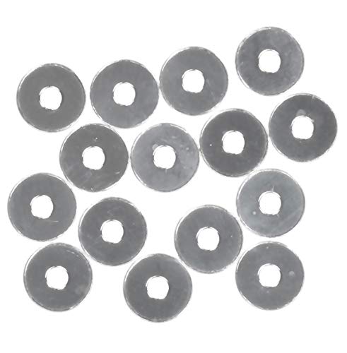 15 Sterling Silver Flat Round Discs 5mm Beads with 1.5mm Center Hole