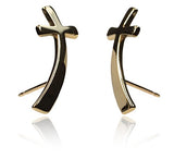 14K Yellow Gold Ear Climber Earrings Asst Styles