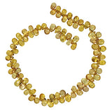 Yellow Songea Sapphire Beads for Expert Stringers Songea 3mm-4.5mm Very Tiny 5 Inch