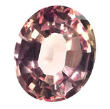Created Padparadscha Sapphire Oval Unset Loose Gem 12mm X 10mm 7 Carats