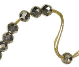 Pyrite Natural 2.5mm Facet Rondelle Beads; Tiny 2.5mm siozes; 13 Inch