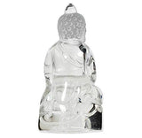 uGems Quartz Buddha Meditating Sitting Temple Carving Statue 2 Inch
