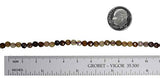 Agate Facet 4mm Round Small Beads Strand 15 Inch