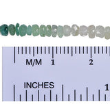 Shaded Emerald 2.8mm-3.2mm Shaded Colors Facet Bead Strand 16 Inch