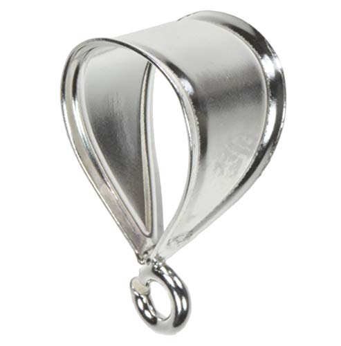 Sterling Silver Very Large Bail with Ring 9mm x 15mm