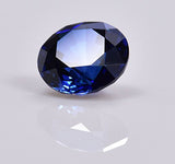 Synthetic Blue Sapphire 7mm Round Loose (Qty=1)