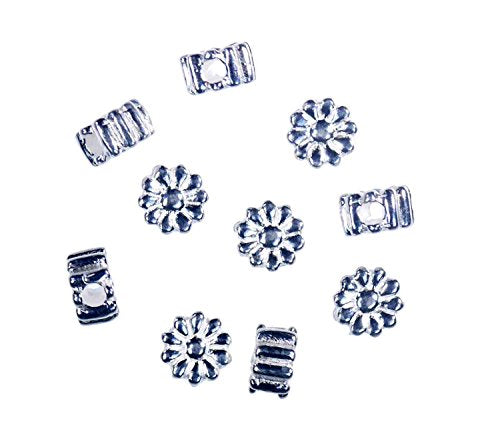 Sterling Silver 5.5mm Flower Bead 2 AT