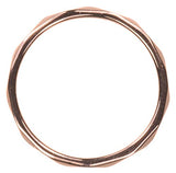 Hammered ring in assorted precious metals